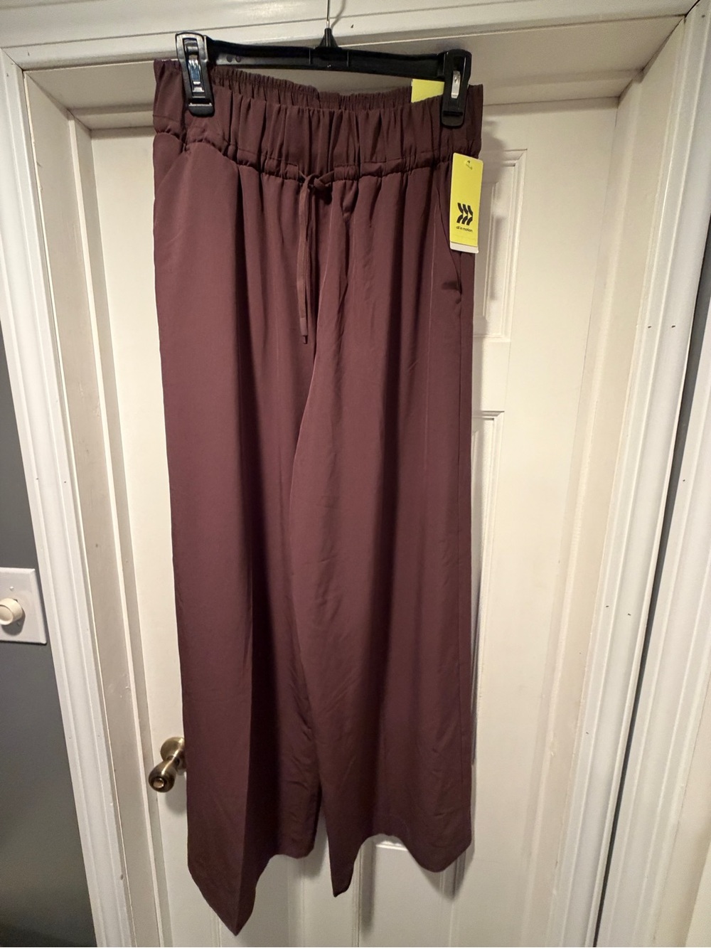 All in Motion Brown wide leg pants